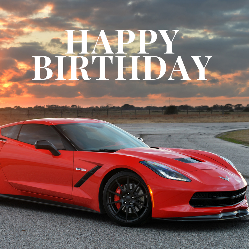 Happy Birthday Corvette Meme