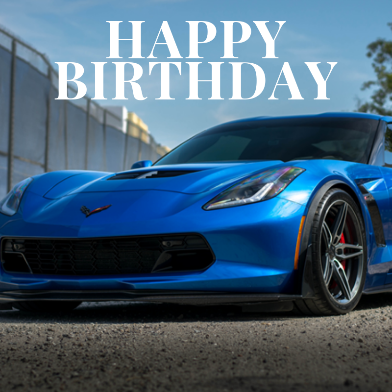 Happy Birthday Corvette Photo