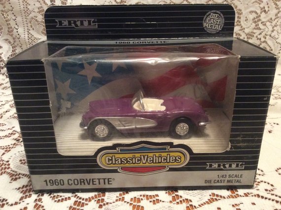 Vintage 1993 ERTL Classic Vehicles 1960 Corvette