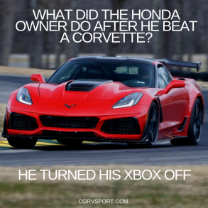 Meme - Corvette and honda