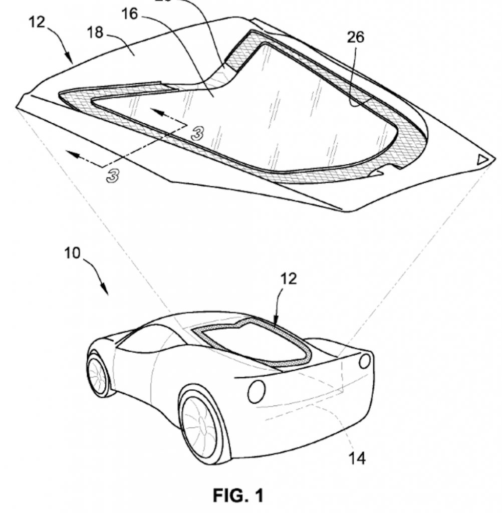 GM's Patent Drawing for the "Venting Module for Vehicle Compartment Cover Assembly" (2 of 2)