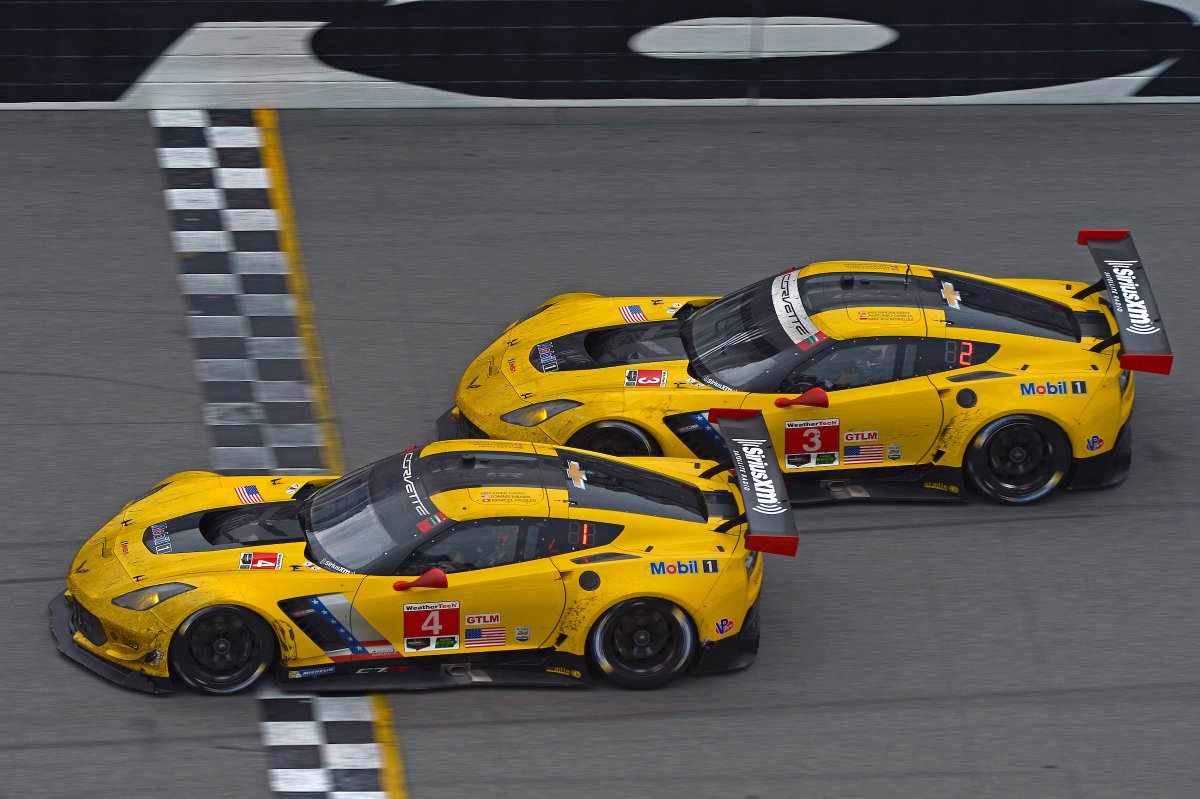 Corvette Racing 24 Hours of Daytona 1-2 Finish