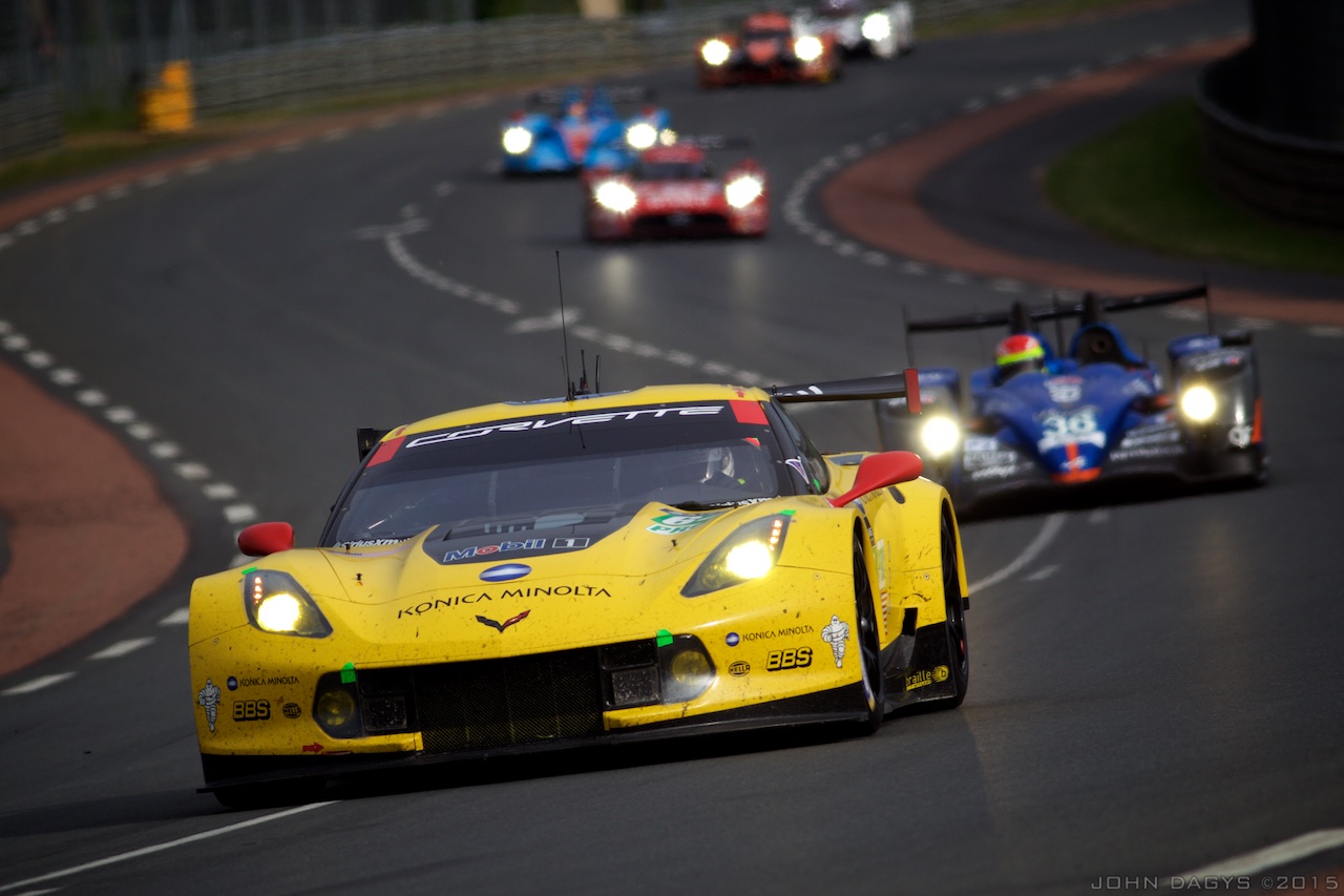 Corvette Racing at the 24 Hours of Le Mans.