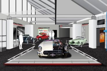 Gateway remodel rendering at National Corvette Museum