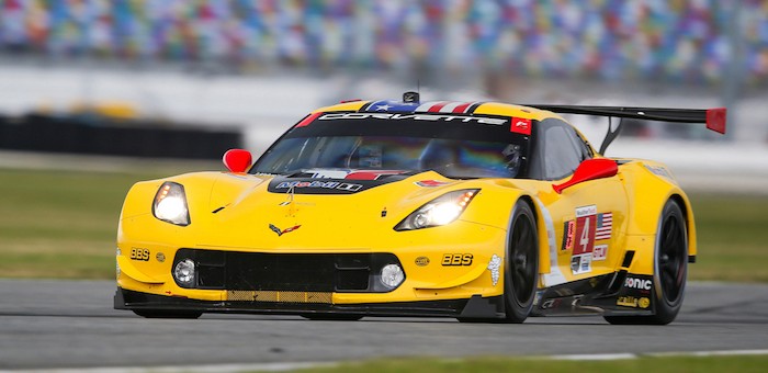 The No. 4 C7.R Corvette