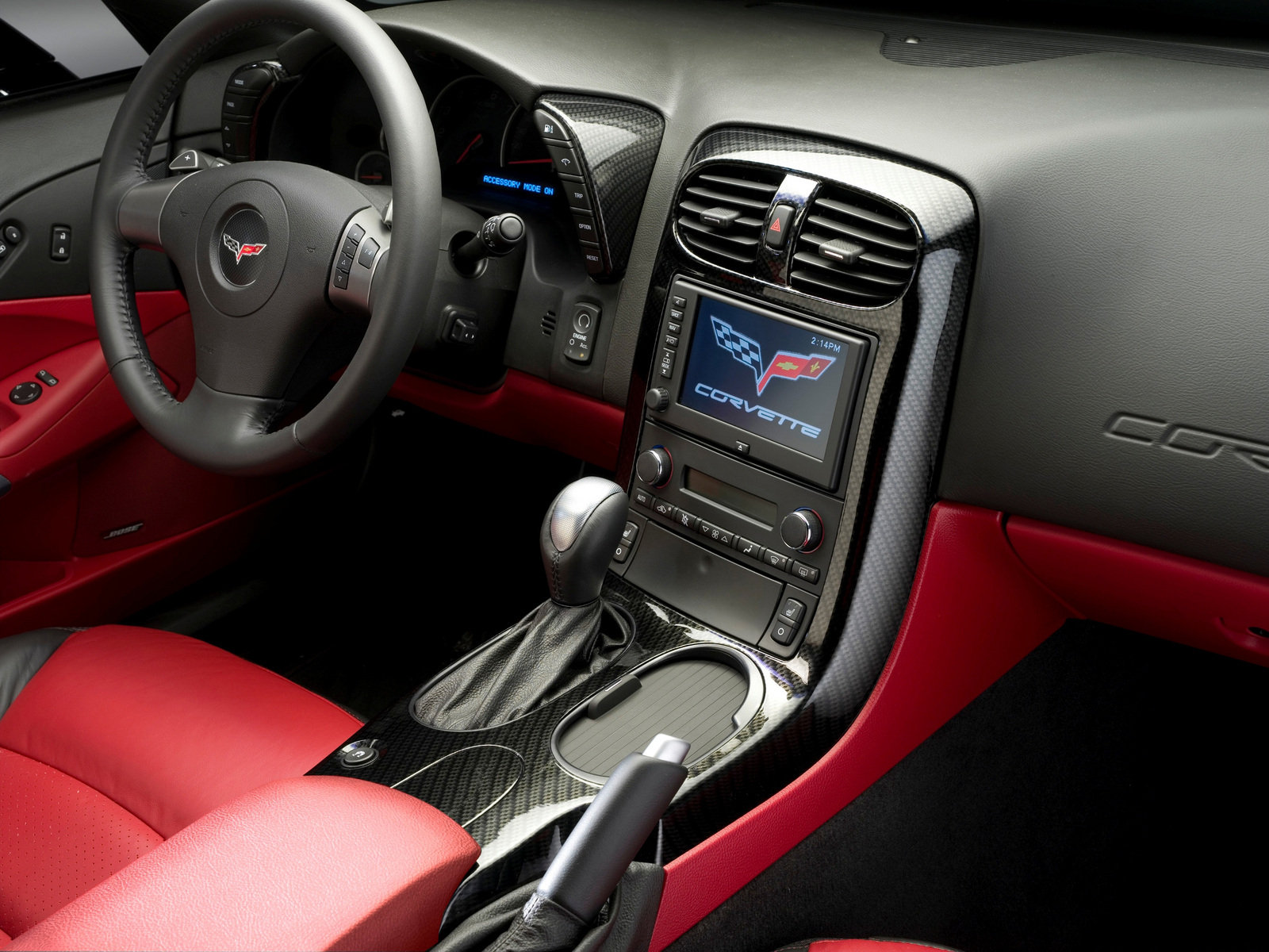 Interior of 2007 Victory Edition Corvette