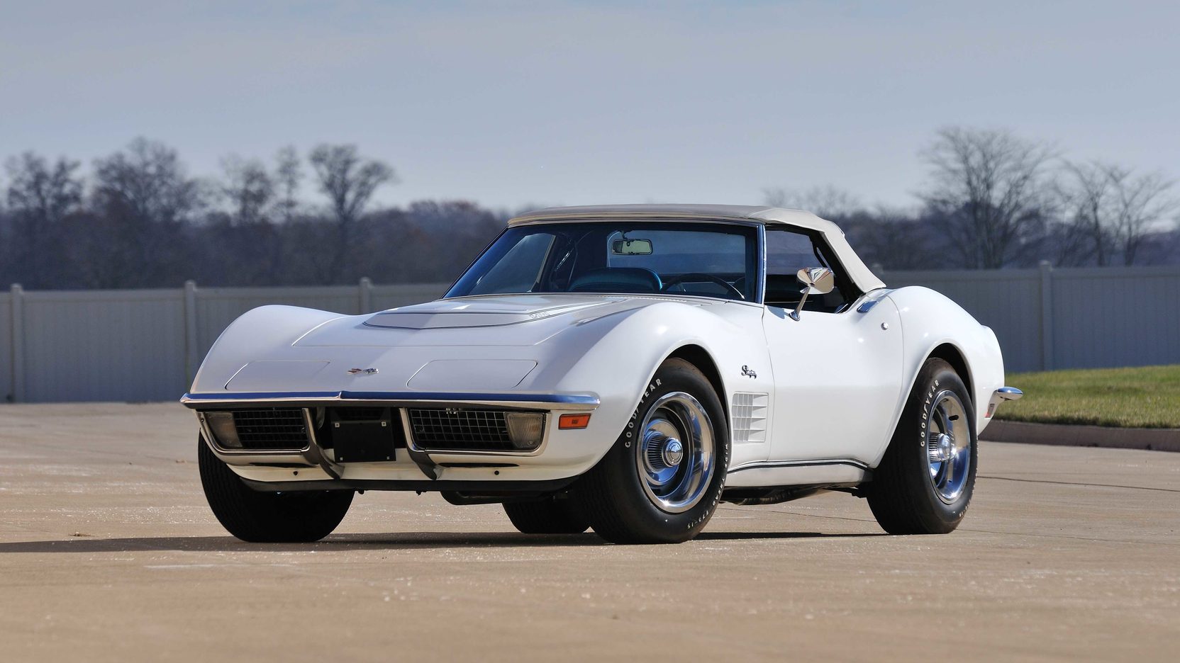 Classic White Corvette ZR1 Convertible