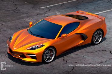 midengine Corvette rendering