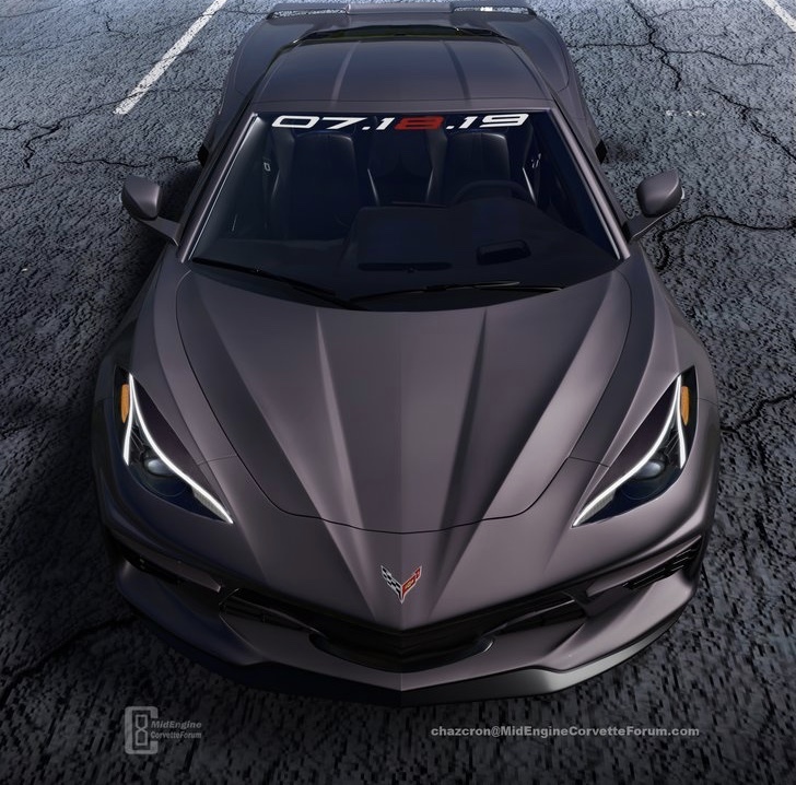 C8 Corvette rendering