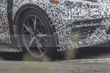 C8 Corvette spy shot