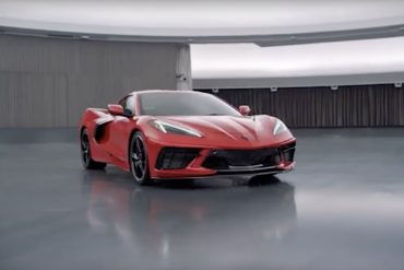 C8 Corvette in mid-engine video