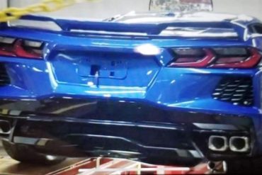 C8 Corvette rear