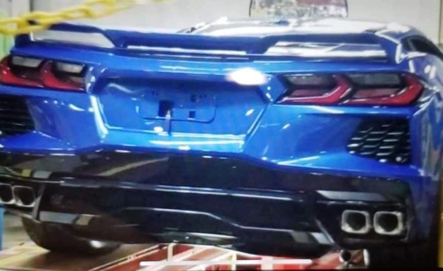 C8 Corvette rear