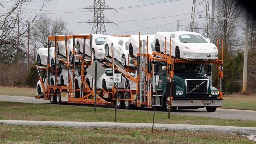 2020 Corvettes en route to dealerships