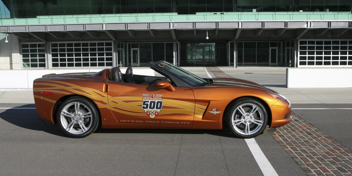 2007 Indianapolis 500 Pace Car Corvette Convertible Orange