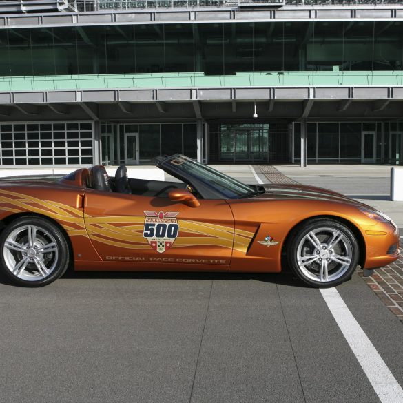 2007 Indianapolis 500 Pace Car Corvette Convertible Orange