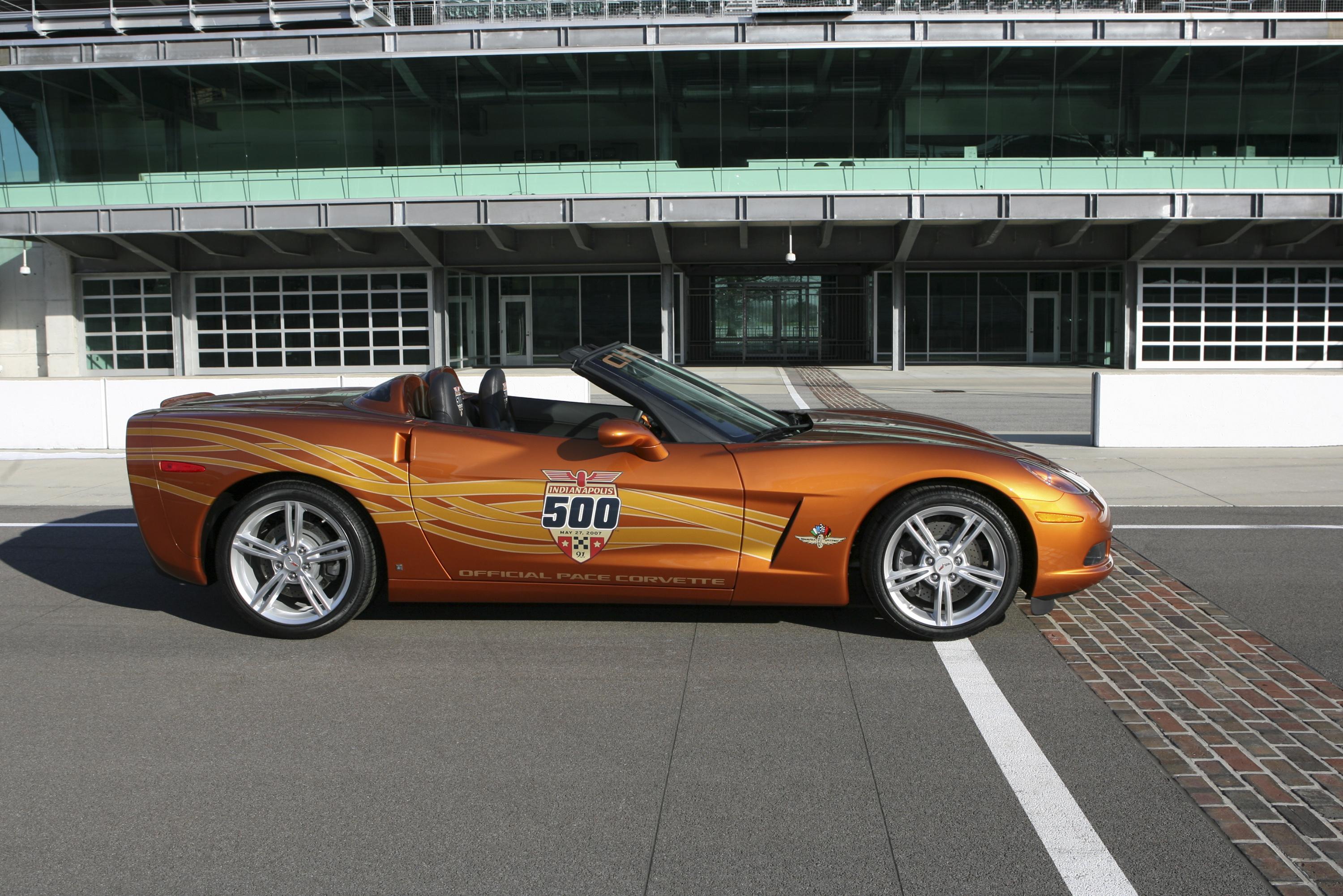 2007 Indianapolis 500 Pace Car Corvette Convertible Orange