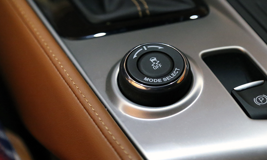 The 2018 Corvette Z06 Mode Selector enabled drivers to select from five different driving modes including: Weather Mode, Eco Mode, Tour Mode, Sport Mode and Track Mode.