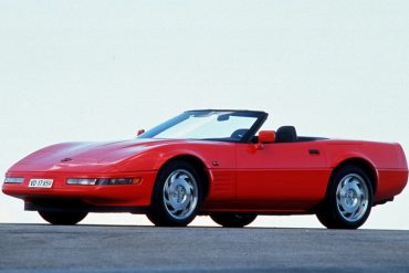 1991 COrvette Convertible (equipped for European export - note the side marker lights on the front fenders.)