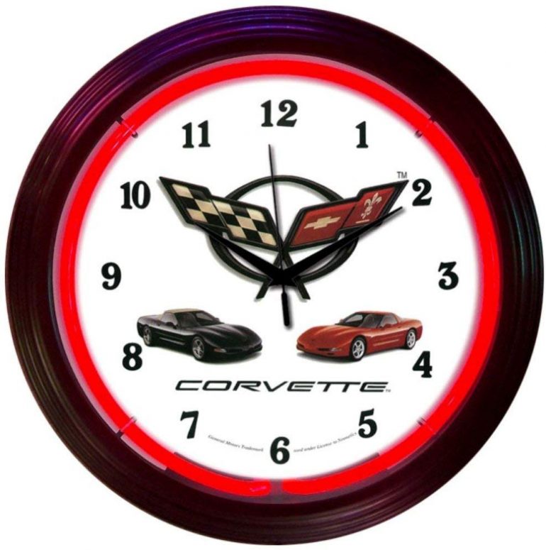 The Best Corvette Wall Clocks [C1 C7 Vette]
