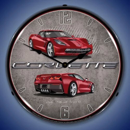 C7 Corvette Clock