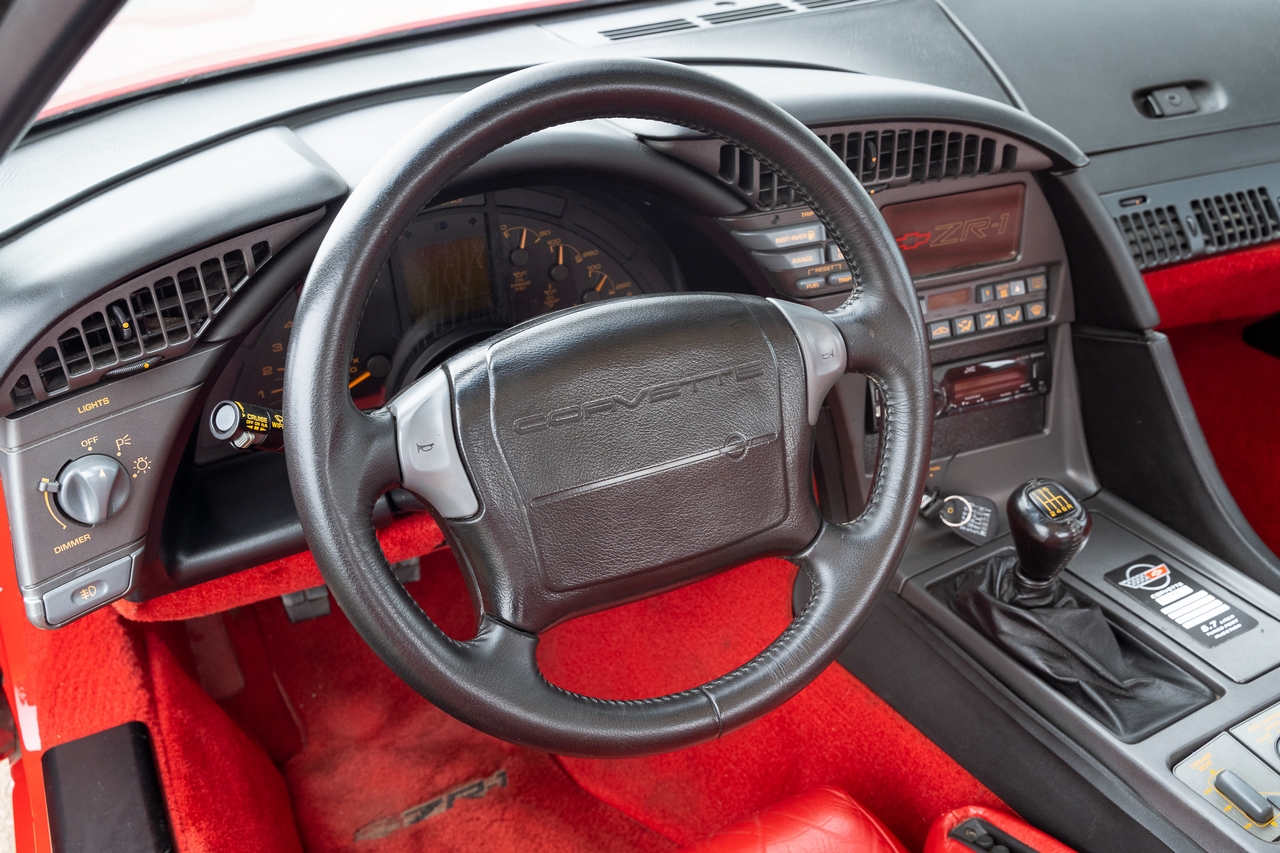 Low-mileage 1990 Corvette ZR-1 for sale at bringatrailer.com