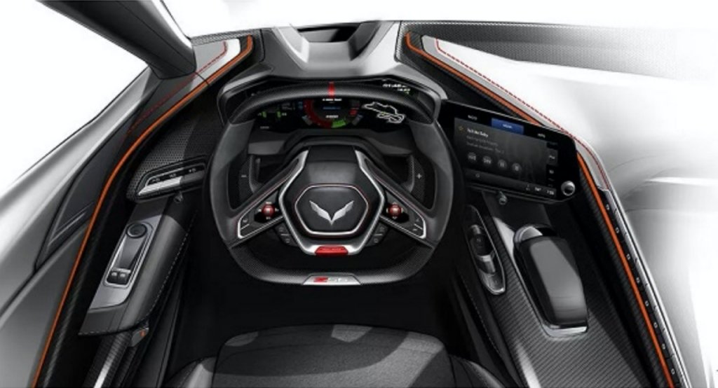 Could This Design Sketch Be The C8 Corvette Z06 S Interior