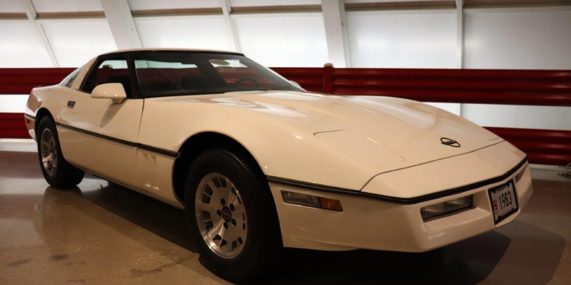 1983 Corvette on display at the National Corvette Musuem