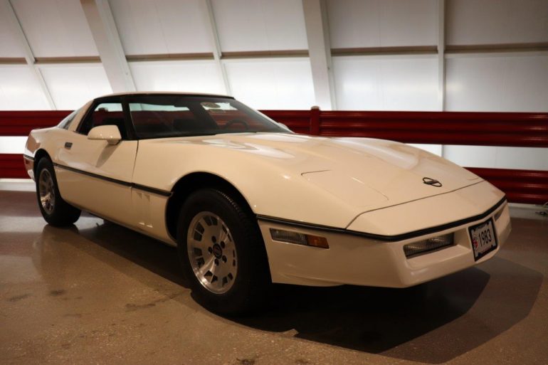 1983 Corvette on display at the National Corvette Musuem