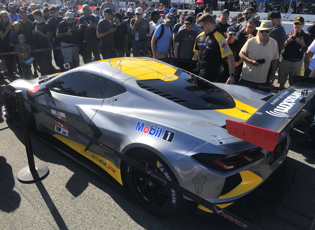 The No.4 C8.R Corvette was introduced during the Petit Le Mans at Road Atlanta in October, 2019.