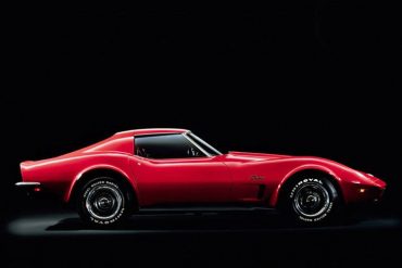 A 1973 Corvette - note the urethane rubber front bumper cover/fascia assembly.