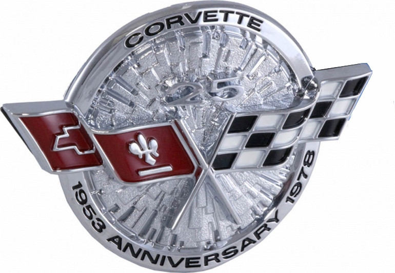 All 1978 Corvettes received special "Silver Anniversary" badging.