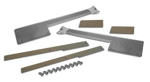 Door sill plates with spacers