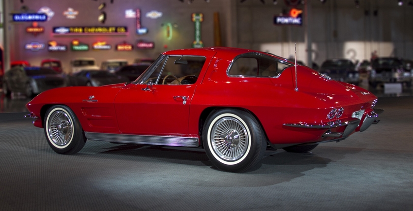 The 1963 Corvette Split-Window Coupe.
