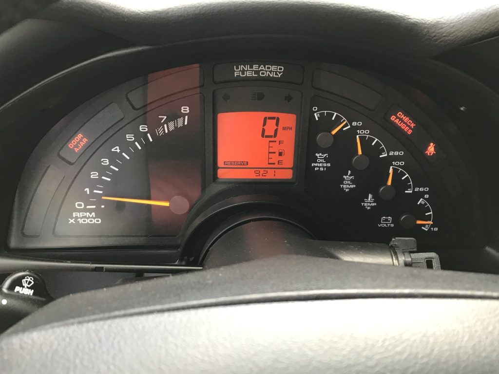 1995 Corvette C4 ZR1 dash