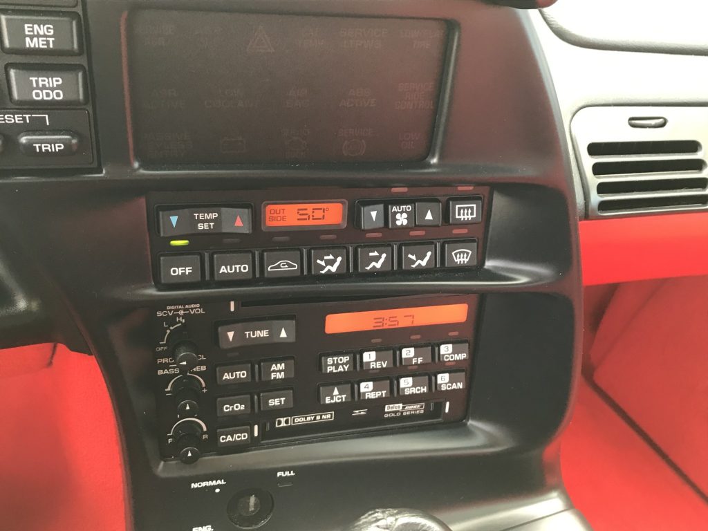 1995 Corvette C4 ZR1 stereo
