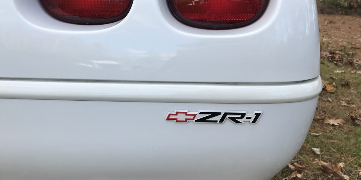 1995 Corvette C4 ZR1 bumper badge