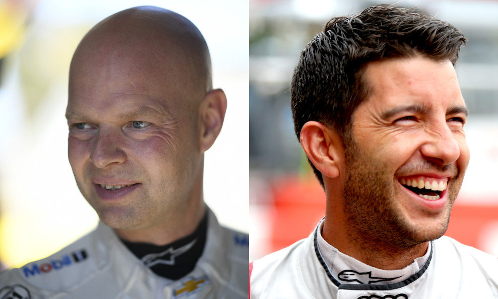 Jan Magnussen (left) and Mike Rockenfeller (right) will pilot the C8.R Corvette at the Circuit of the Americas this weekend.