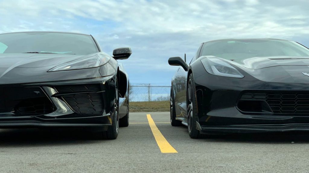 C7 and C8 side by side, noses side by side