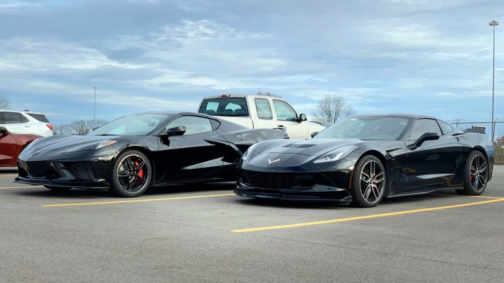 C7 and C8 side by side, front quarter angle