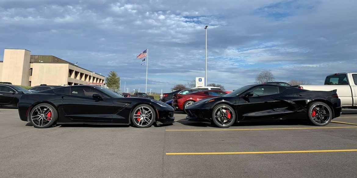 C7 and C8 side by side, nose to nose