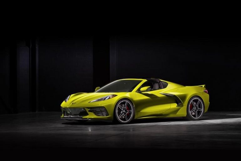2020 Corvette C8 in Accelerate Yellow