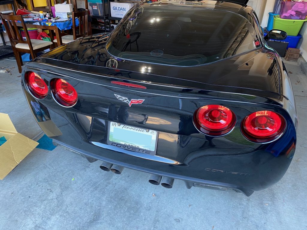 The Morimoto Lenses fully installed on my C6 Corvette.