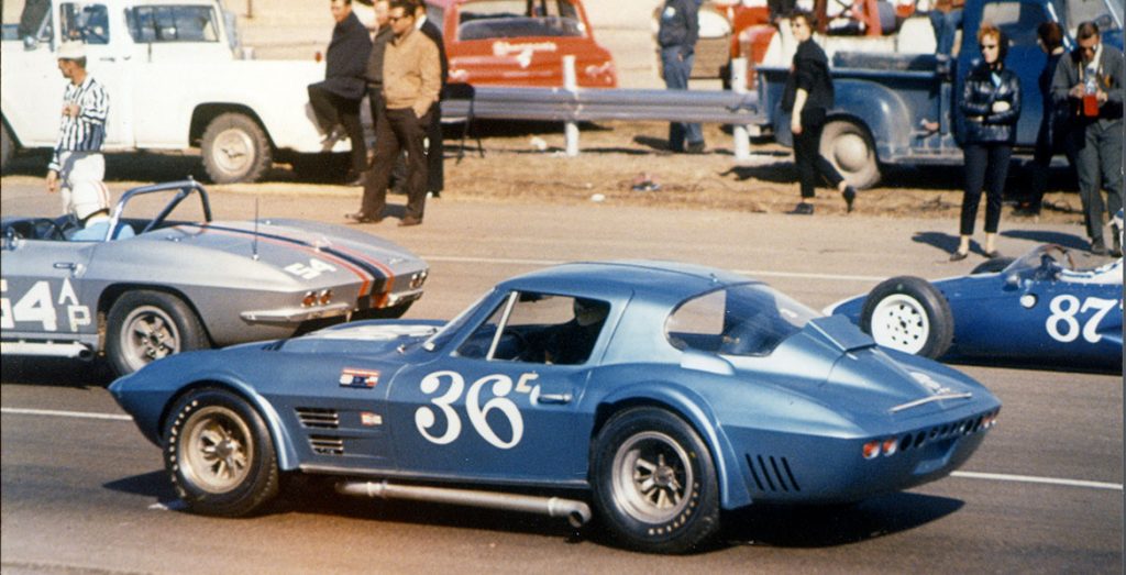 1963 Corvette Grand Sport at the track