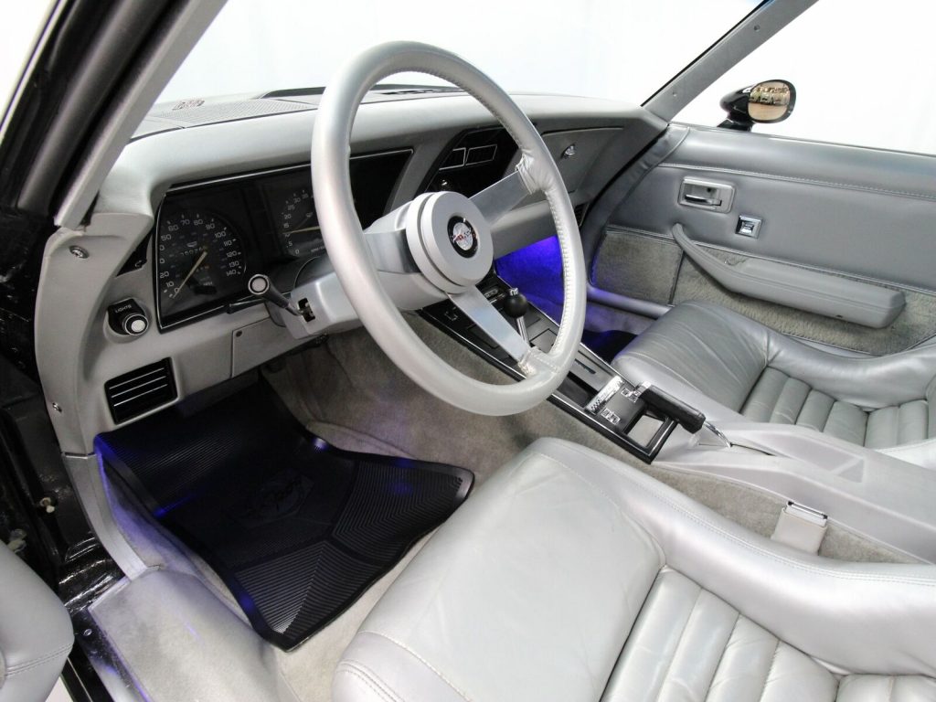 Interior of the C3 Indy Pace Car Corvette