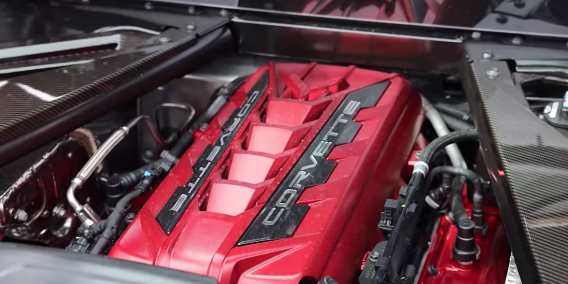How Much Water Can Get Into A Corvette C8 Engine Bay?