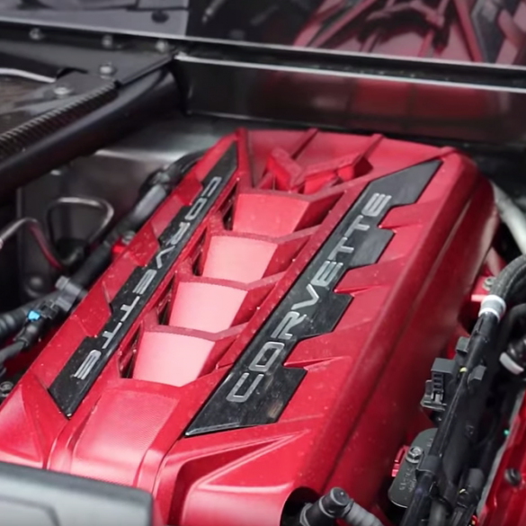 How Much Water Can Get Into A Corvette C8 Engine Bay?