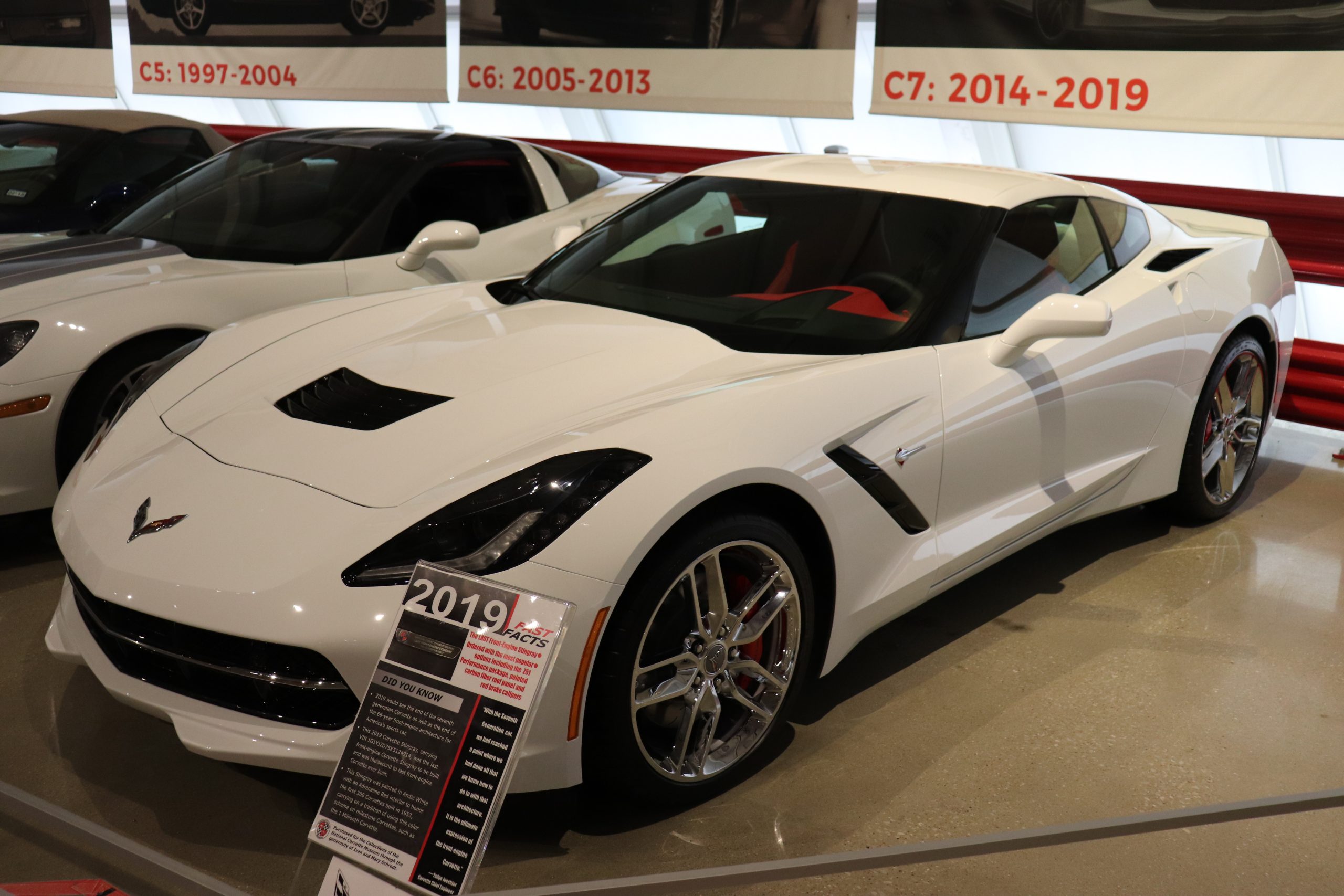 C7 Corvette on display at the NCM