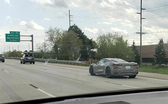 C8 Corvette Spotted
