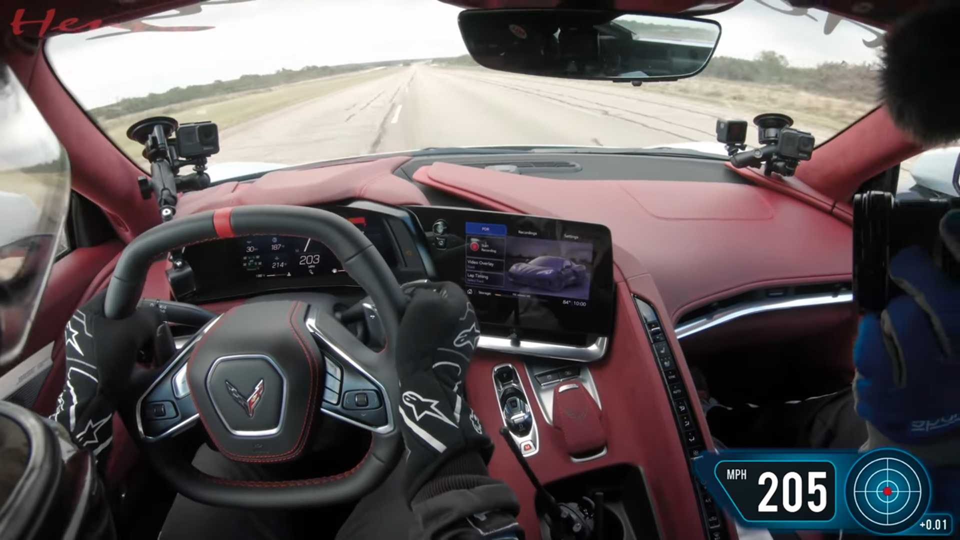 Hennessey Corvette C8 200 MPH run